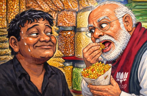 झालमुड़ी, राजनीति और ‘नैरेटिव’